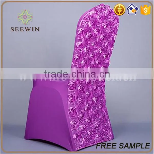 Wholesale Rosette Spandex Elastic Chair Cover photo-4