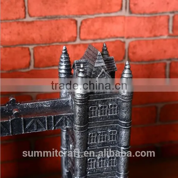 Resin 3d Building Model Resin Gold and Silver London Bridge Souvenirs photo-5