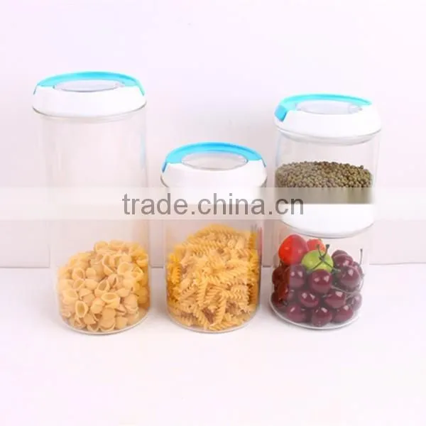 Borosilicate Glass Jar With Plastic Cover photo-2