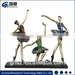 Rhythmic Gymnastics Floor Exercise Bronze Statue Abstract Lady Body Art photo-5