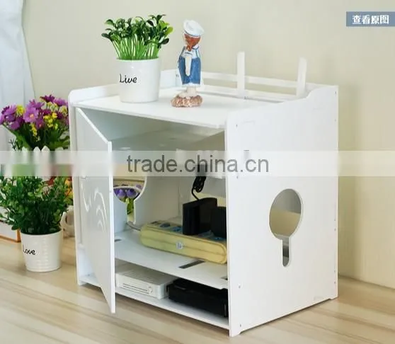 DIY PVC Multifunctional Flower Pattern Tidy Wires Power Cable Storage Organizer Box photo-4