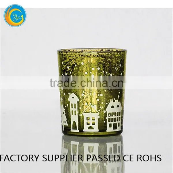 Sliver Laser Candlestick Holder Glass Sliver photo-5