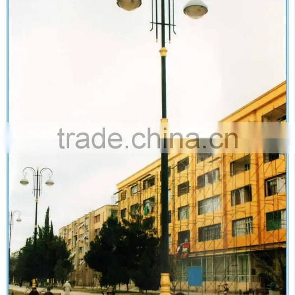 Galvanized Steel Decorative Street Lighting Pole,outdoor Lighting Poles