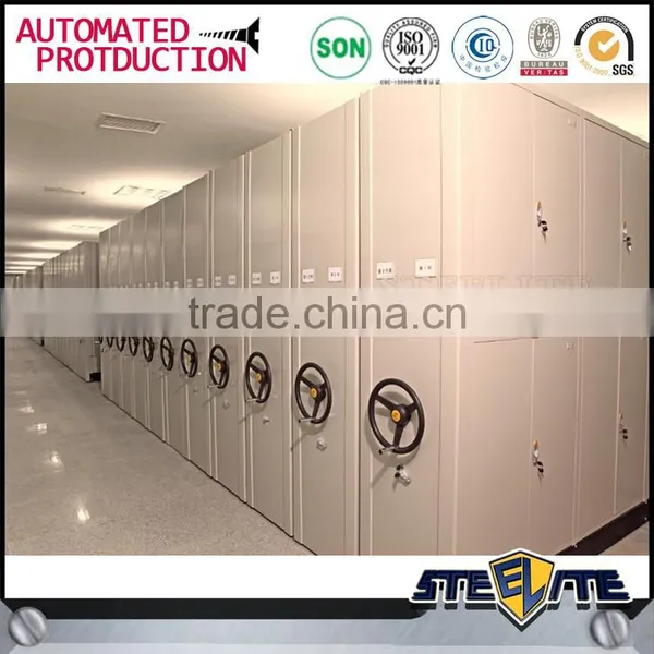 Professional Furniture High Density Mechanical Mobile Book Shelving Library Furniture Storage System photo-6
