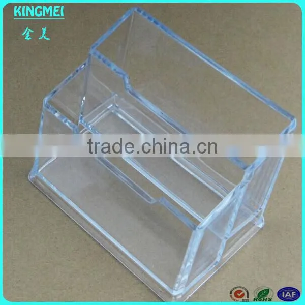 Custom Made Office Acrylic 3 Tiers Name Card Holder, Acrylic Name Card Display Stand photo-3