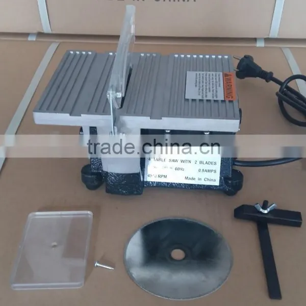 100mm 4" 90W Mini Table Saw Mini Circular Saw Portable Jewelry Electric Hobby Tools photo-2