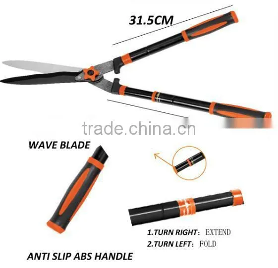 Best Telescopic Long Handle Rubber Grip Telescopic Hedge Shears photo-4