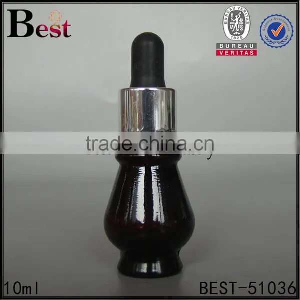 10ml Unique Design Glass Dropper Bottle With Eye Dropper photo-3