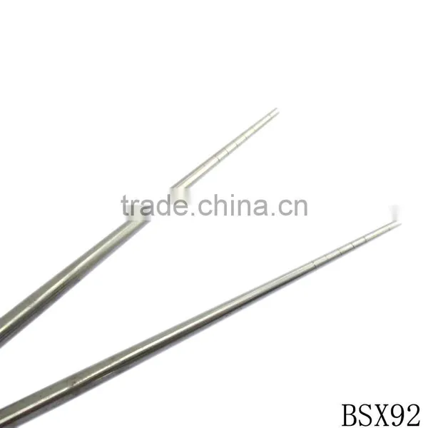 Factory Price Natual Color Stainless Steel Chopsticks photo-2