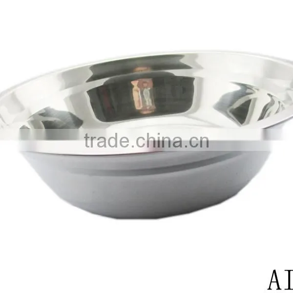 Stainless Steel Round Soup Plate With Strong Quality photo-5
