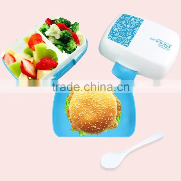 600ML Square Bento Lunch Box photo-2