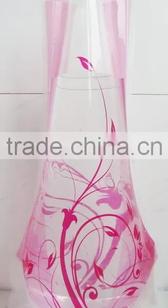 PET disposable plastic flower vase