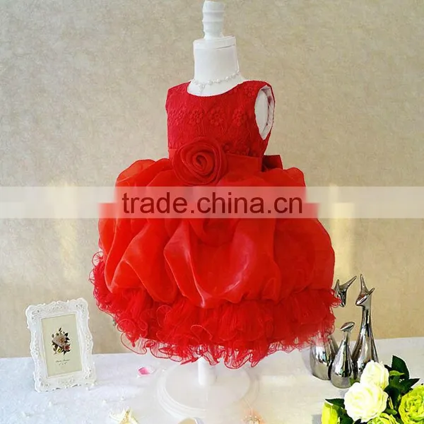 Free Shipping! New Arrival Sleeveless Fresh Girl Wedding Dresses,girls Party Dress Baby Girl Dress for Children 3-8 Years Old photo-3