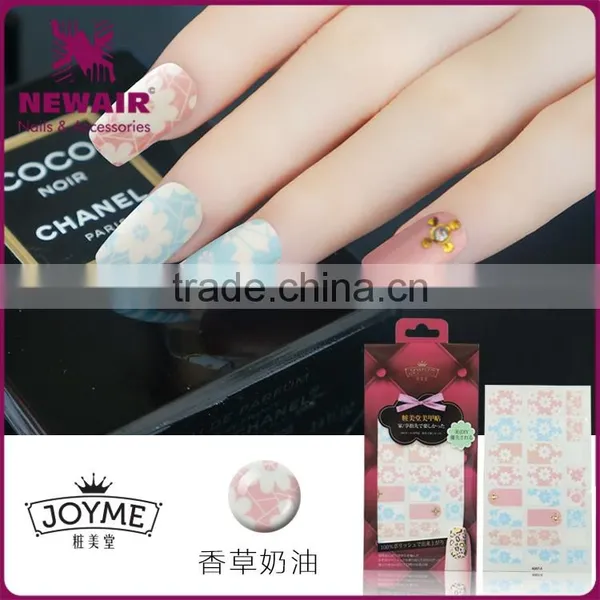 NEWAIR New Fashion Bright Flower Colorful Nail Sticker for Young Girls photo-5