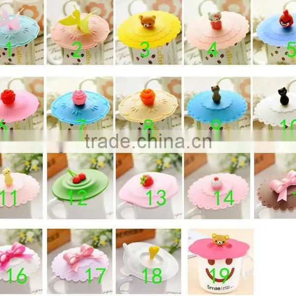 Clear Cup With Lid ps Cup Lid Eco-friendly Silicone Cup Lids photo-2