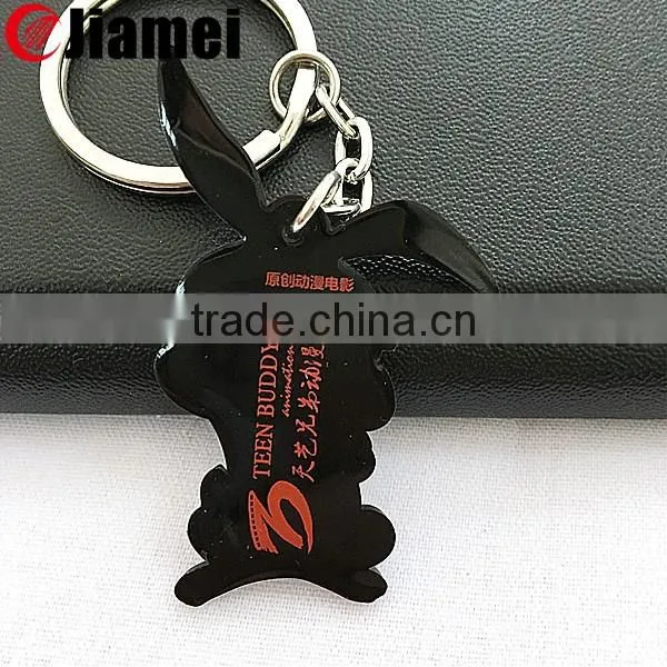 Promotional Keychain Souvenir 2016 Custom Rubber Keyring With Custom Logo photo-3