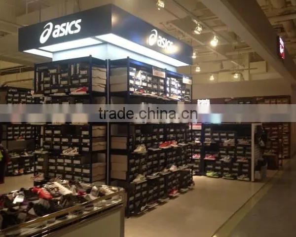 New Design Metal Power Coated Outlet Shelving Sport Shoe Gondola photo-4