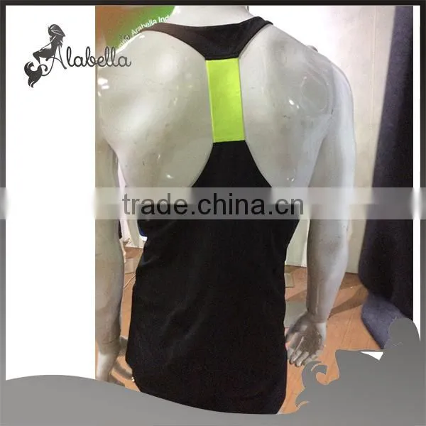 Wholesale Mens Singlet Bodybuilding Singlet With Colorful Elastic photo-2