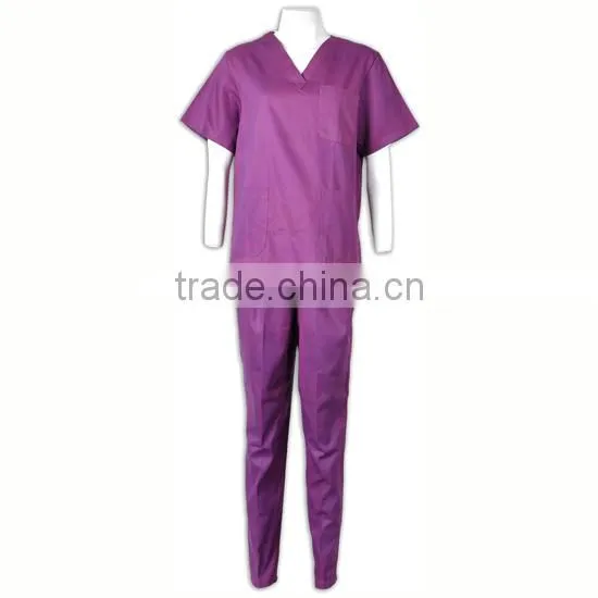 Popular Purple Medical Nurse Uniform Hosptial Uniform photo-3