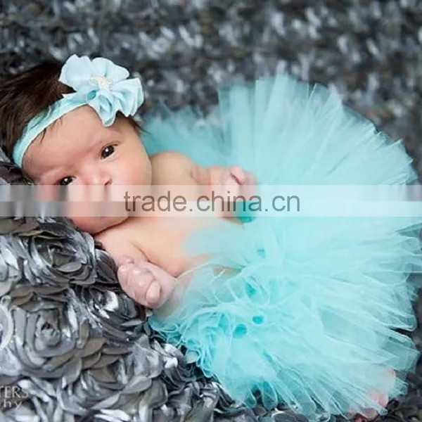 Brightly Lim Green Petti Skirt/ballet Tutu for Girls Children Tulle Skirt Performance Wear photo-3