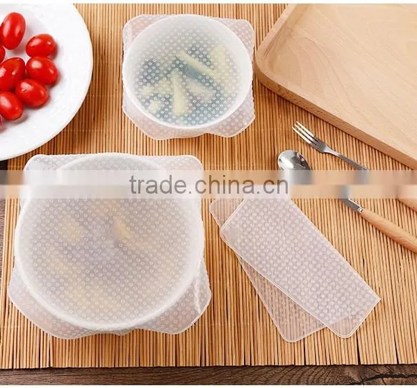 Amazon 2017 Hot Selling Stretch And Fresh For Keeping Food Fresh Film REUSABLE CLING WRAP photo-5