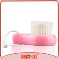 Cheapest and Soft Nylon Fibre Facial Washing Brush With Plastic Handle