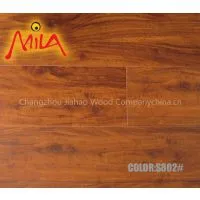 Handscraped Building Material Unilin HDF Tile Laminated Wooden Floor