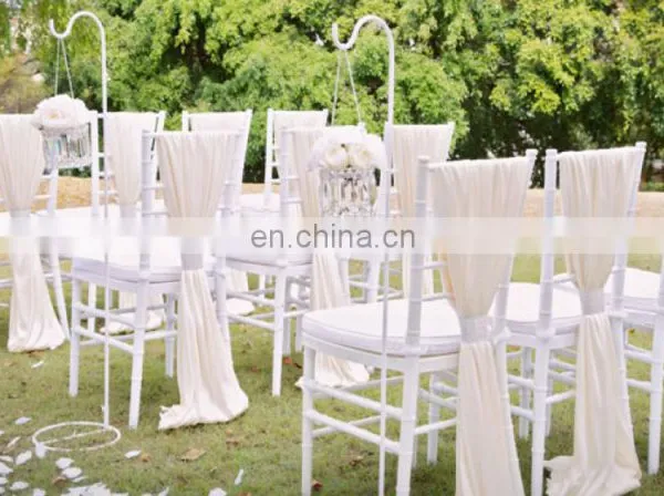 Popular Wedding Party Decoration Chiffon Chair Sash photo-4