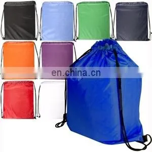 BagzDepot Promotional Polyester Backpack Sack Bag Nylon Drawstring Bag Waterproof Drawstring Bag pu Waterproof Drawstring Bag photo-3