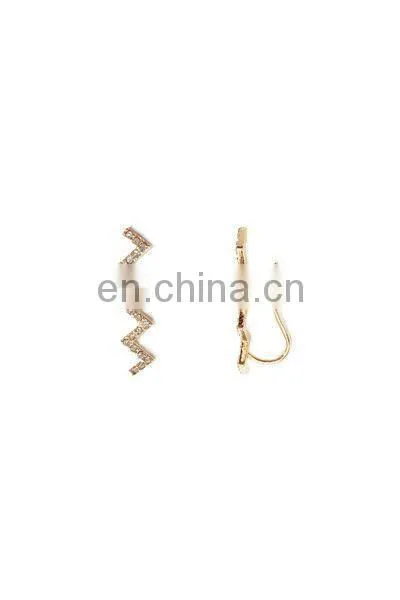 Pave Zig Zag Ear Crawlers Set photo-4
