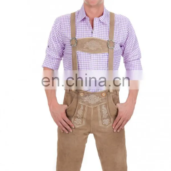 2016 Men's Stylish Bavarian Oktoberfest Trachten Lederhosen (Bavaria Clothing) photo-5