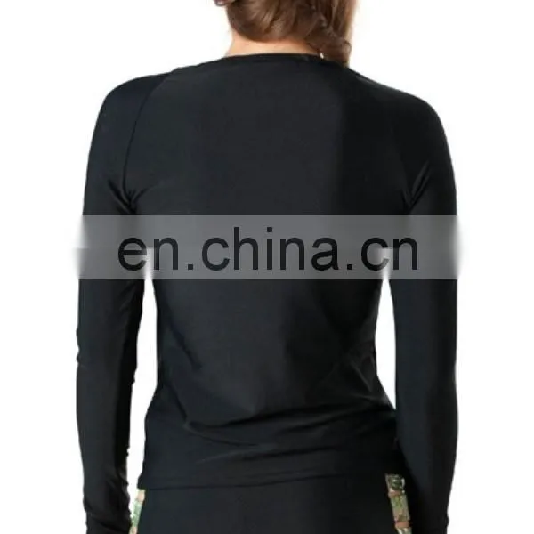 Wholesale Custom Printed Compression Women Spandex Lycra Rash Guard photo-2