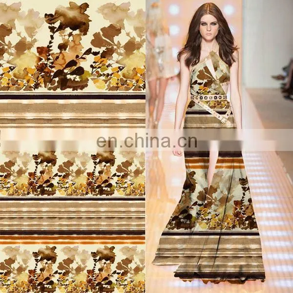 100% Rayon Fabric, Flower Printed Rayon Fabric For Apparel