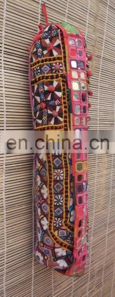 Indian Vintage Ethnic Banjara Style Yoga Bag Yoga Met Bag Hand Embroidered Banjara Cross Body Bags, Tribal Yoga Bag Wholesale photo-3