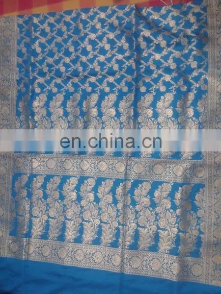 HAND LOOM SILK JUNGLA SAREE photo-2