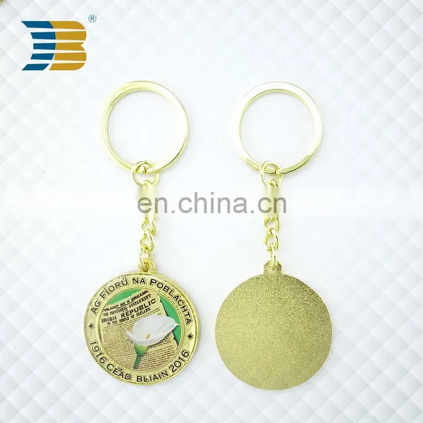 Promotion Enamel or Print Custom Metal Key Chain photo-5