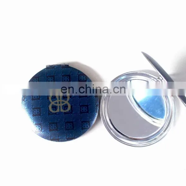 Atique Metal Round Double Side Make up Mirror/pocket Mirror photo-2