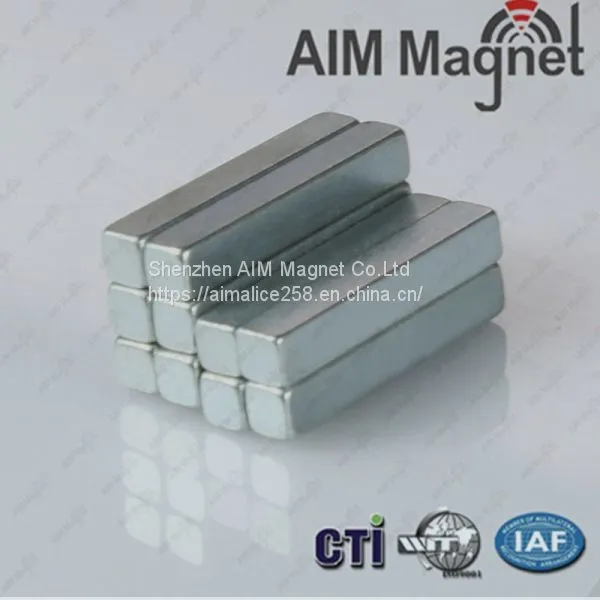 Магнит формы блока размером D12*2*2 мм AIM с наивысшими магнитными свойствами