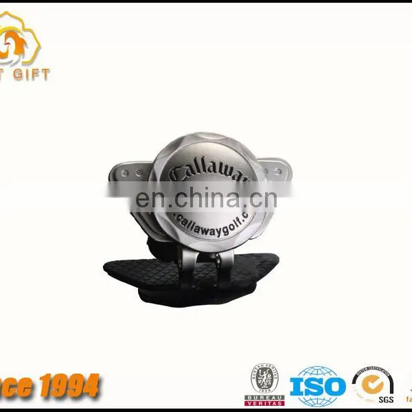 Guangdong Factory Custom Logo Golf Ball Marker Silver Magnetic Golf Hat Clips photo-3
