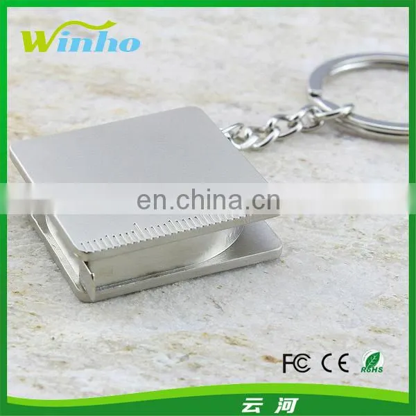 Metal tape measure portable tape measure keychain key chain key ring male