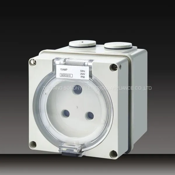 Weather Proteced Isaolating Switch Push Button Switches to IP66 Combination Switched Sockets photo-4