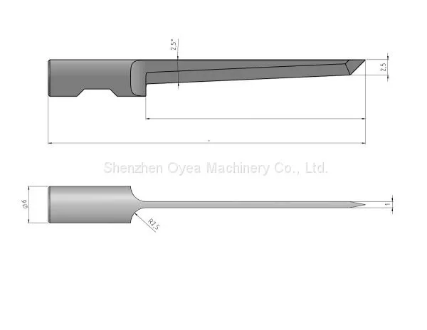 Esko Kongsberg Round Shaft Blades BLD-DR6160 / G42445510, Mécanuméric 100610660 photo-5