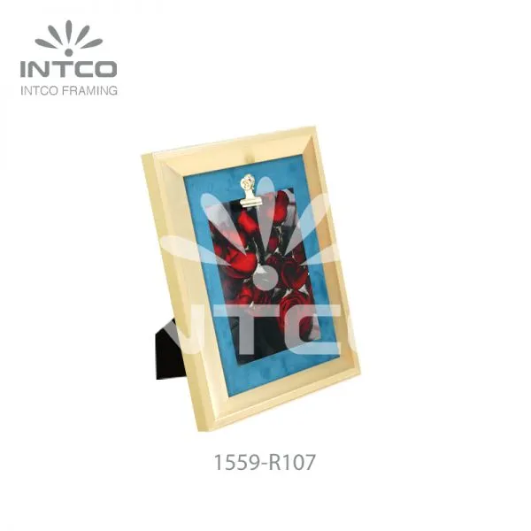 INTCO Gold Table Photo Frame With Metal Clip 5×7 11×14 Inch photo-3