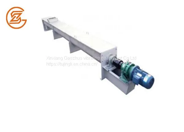 Incline Stainless Steel Shaftless Screw Conveyor For Building Materials photo-3