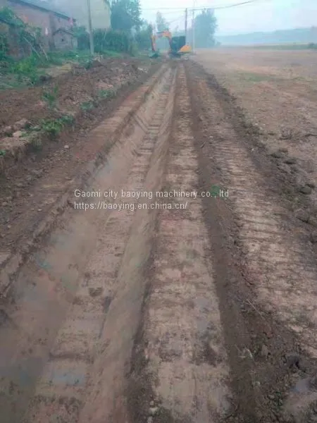 Baoying Drainage Ditch Slipform Machine/trapezoidal Channel Forming Machine/rectangular Side Ditch Slipform Machine photo-4