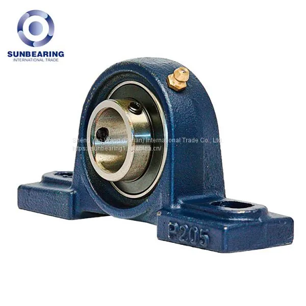 UCP205 Metric 2 Bolts Pillow Block Bearing 25*140*71mm SUNBEARING photo-2