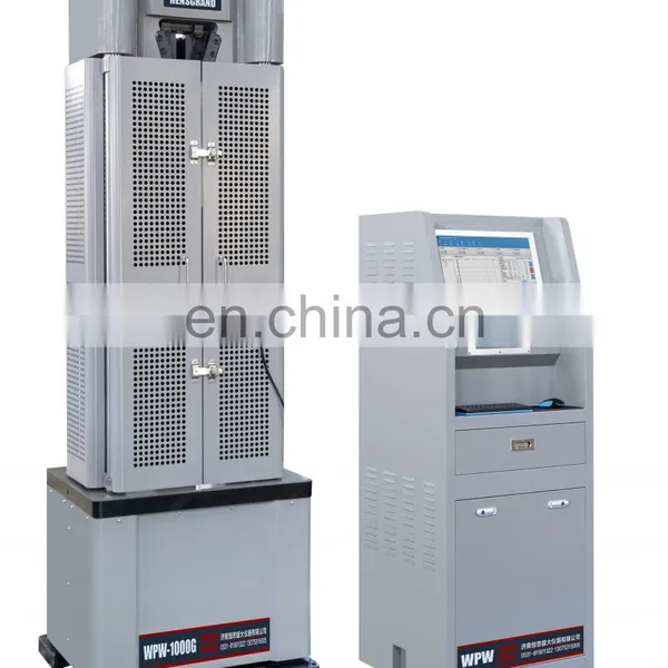 WAW-E Series New Design OEM Service Computer Control Servo Hydraulic Universal Testing Machine For Sale Price photo-2