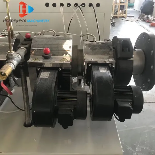 SJSZ51 Double Screw Plastic PVC PP PE Extruder Machine For Pipe Edge Banding Wall Ceiling Panel Making Machine photo-4