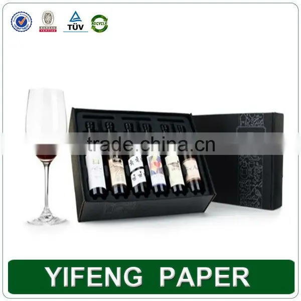 Customer Printing Wine Bottle Carrier Packaging In Carrugate Paper photo-3