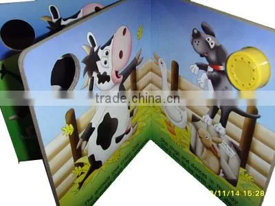 Custom High Quality Funny Baby Sound Book,Children Music Book Printing Service photo-5